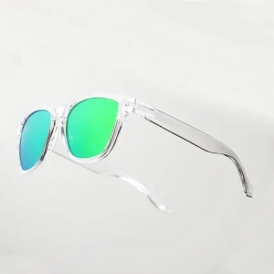 Polarised Clear/Green Sunglasses
