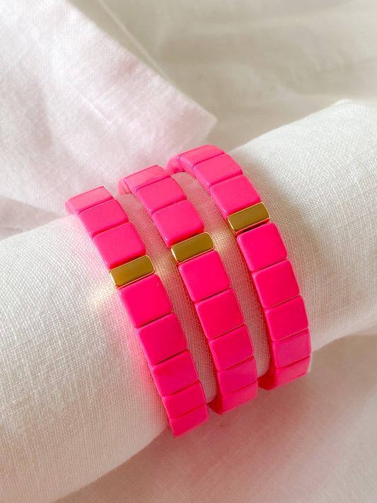 Enamel Tile Bracelet
