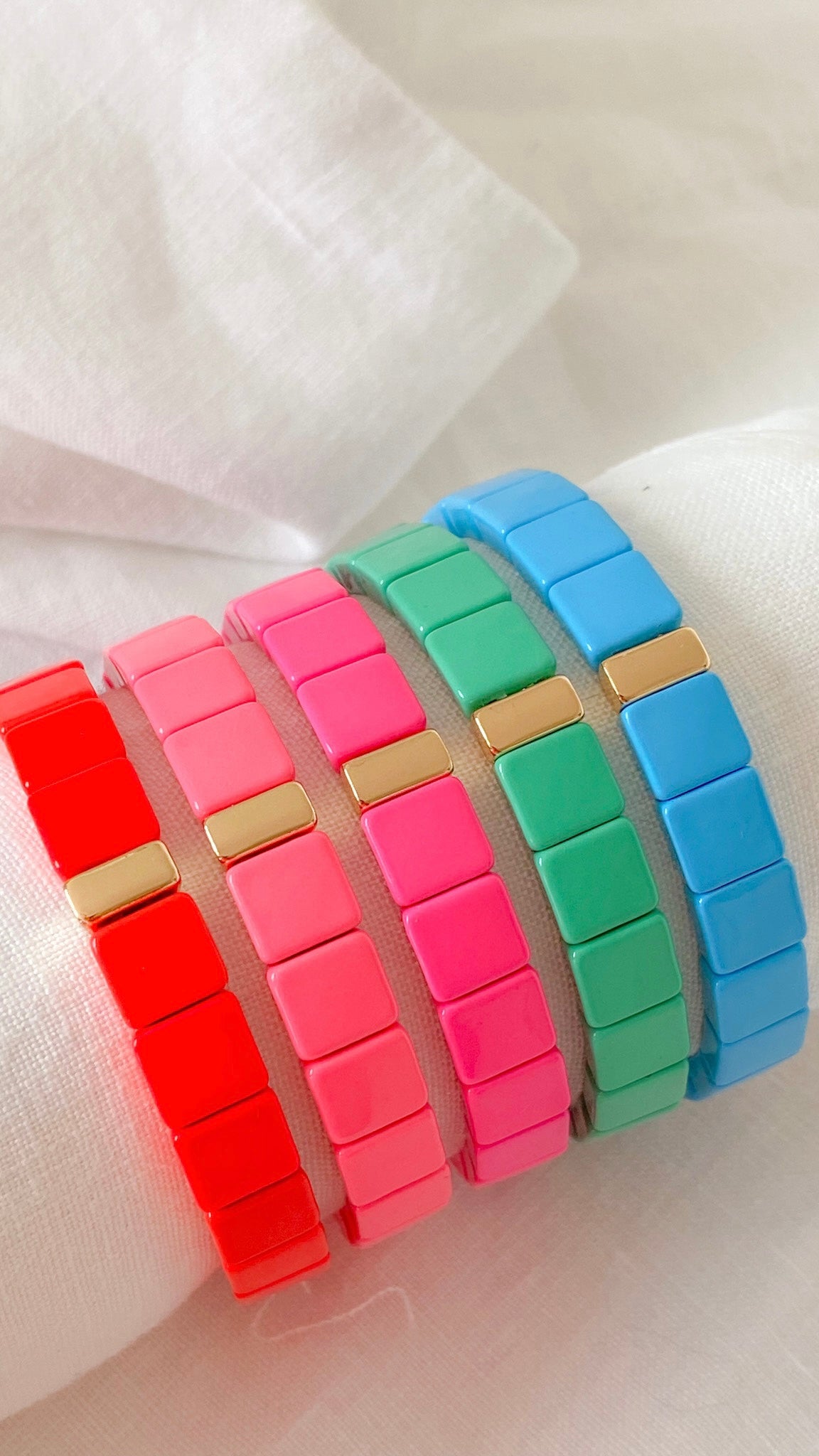 Enamel Tile Bracelet