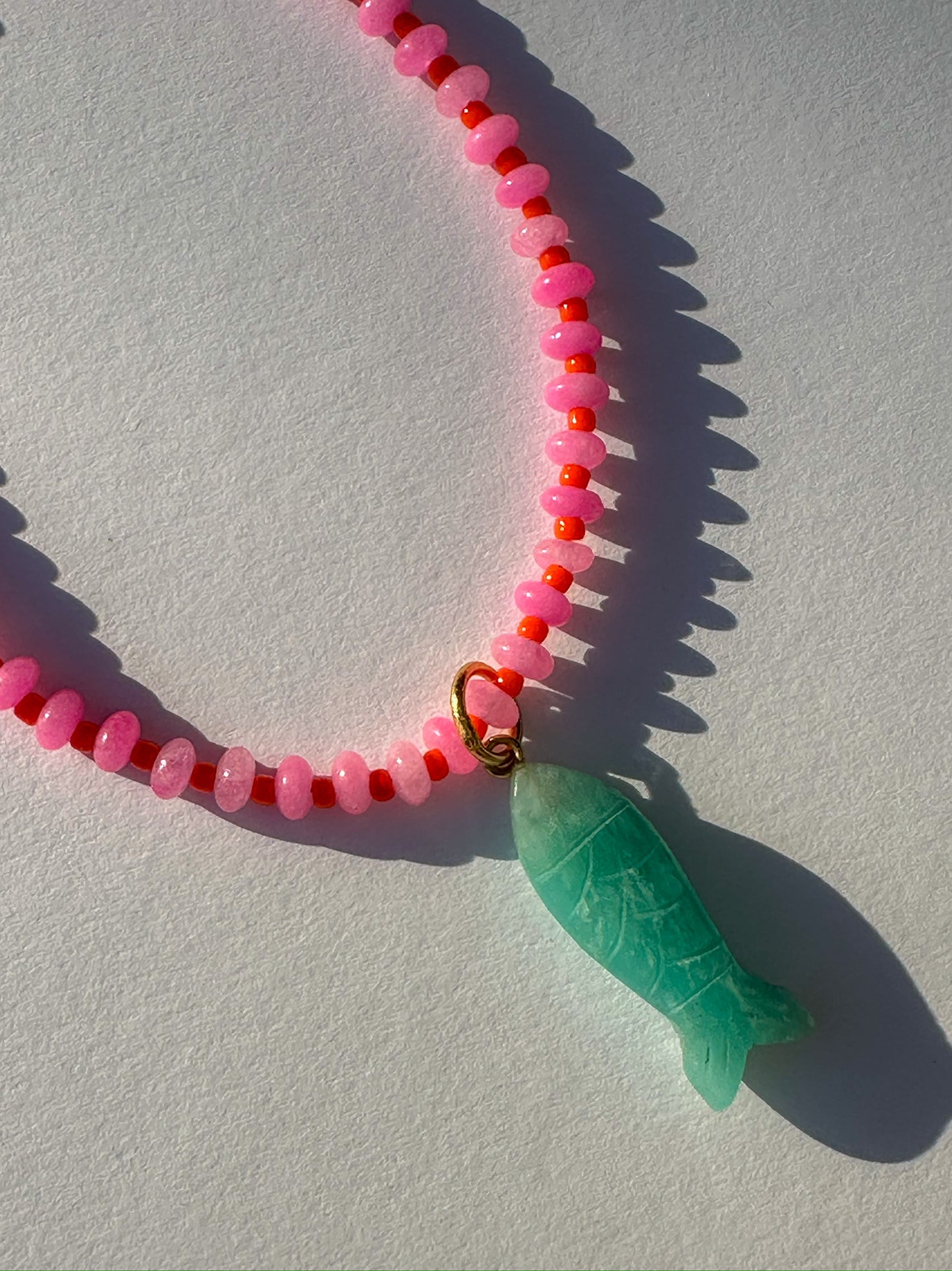 Positano Necklace with Fish Pendant