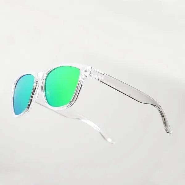 Polarised Clear/Green Sunglasses
