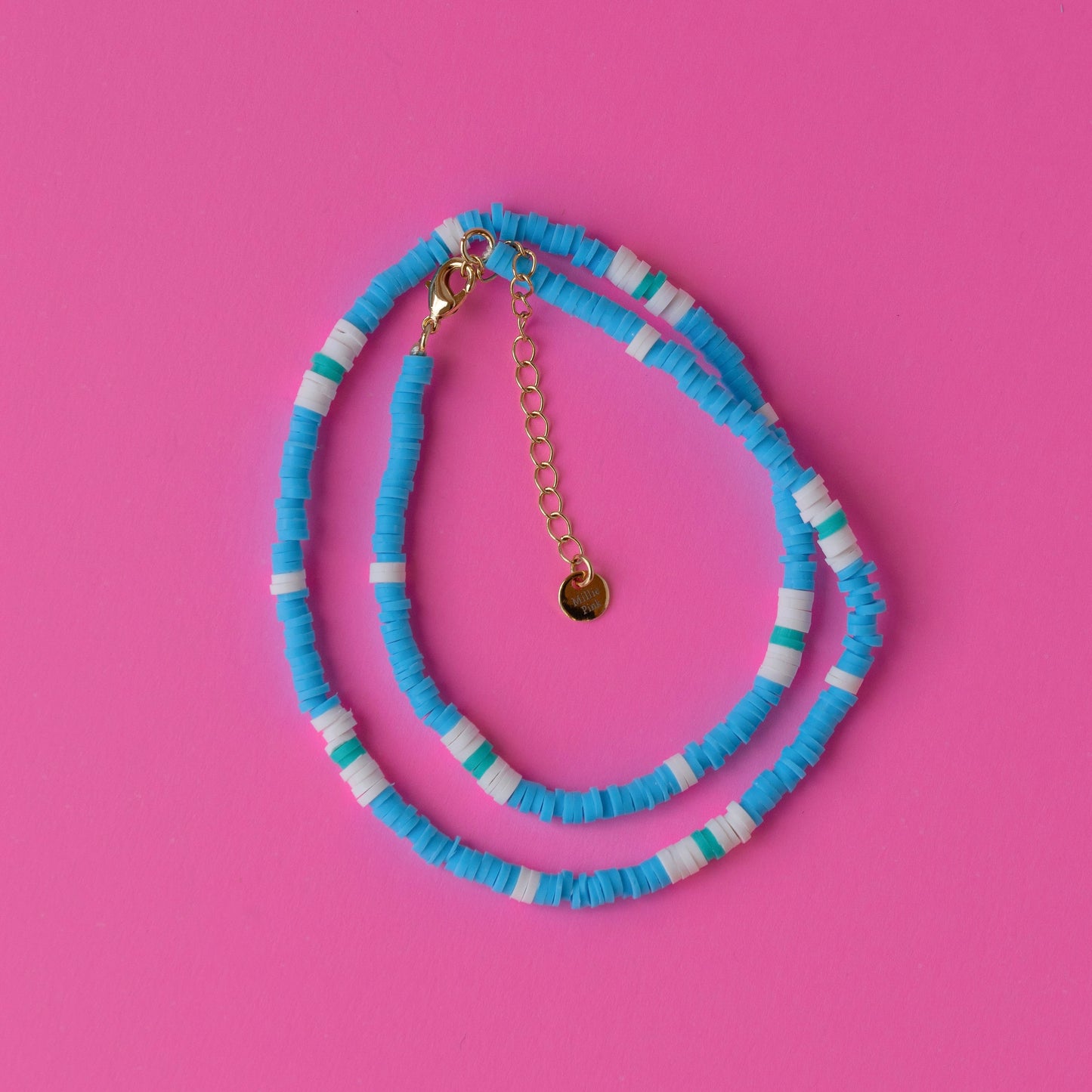 Salcombe Necklace Blue, White, Tropic