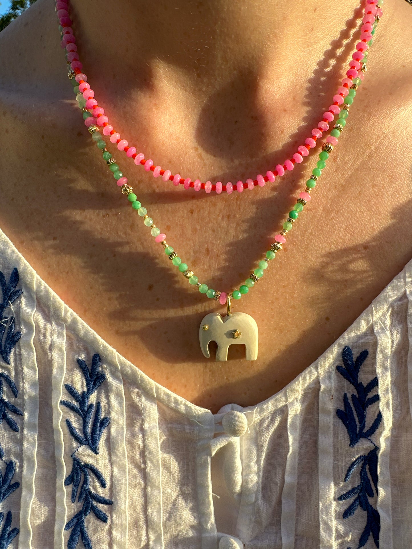 Marrakech Necklace - Pink