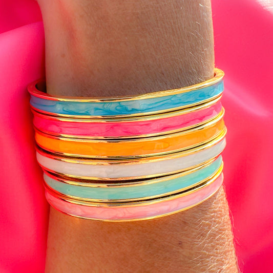 Amalfi Enamel Cuffs