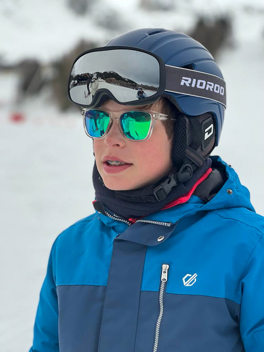Polarised Clear/Green Sunglasses
