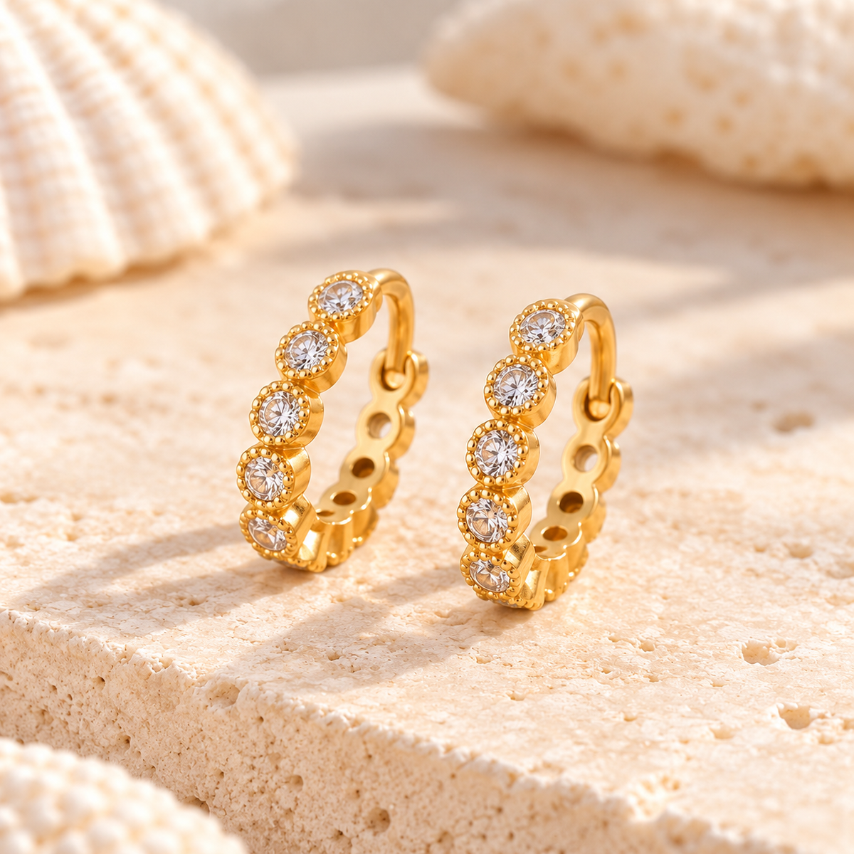 Tilly Huggie Hoop Earrings