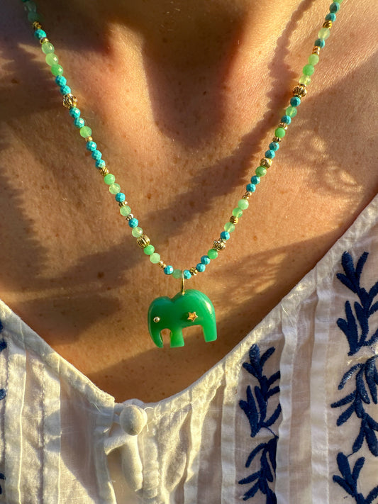 Jaipur Necklace - Blue