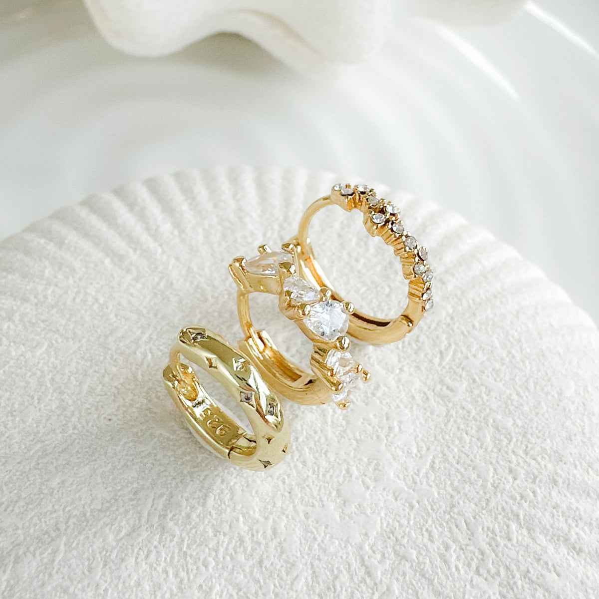 Sienna Gold Huggies
