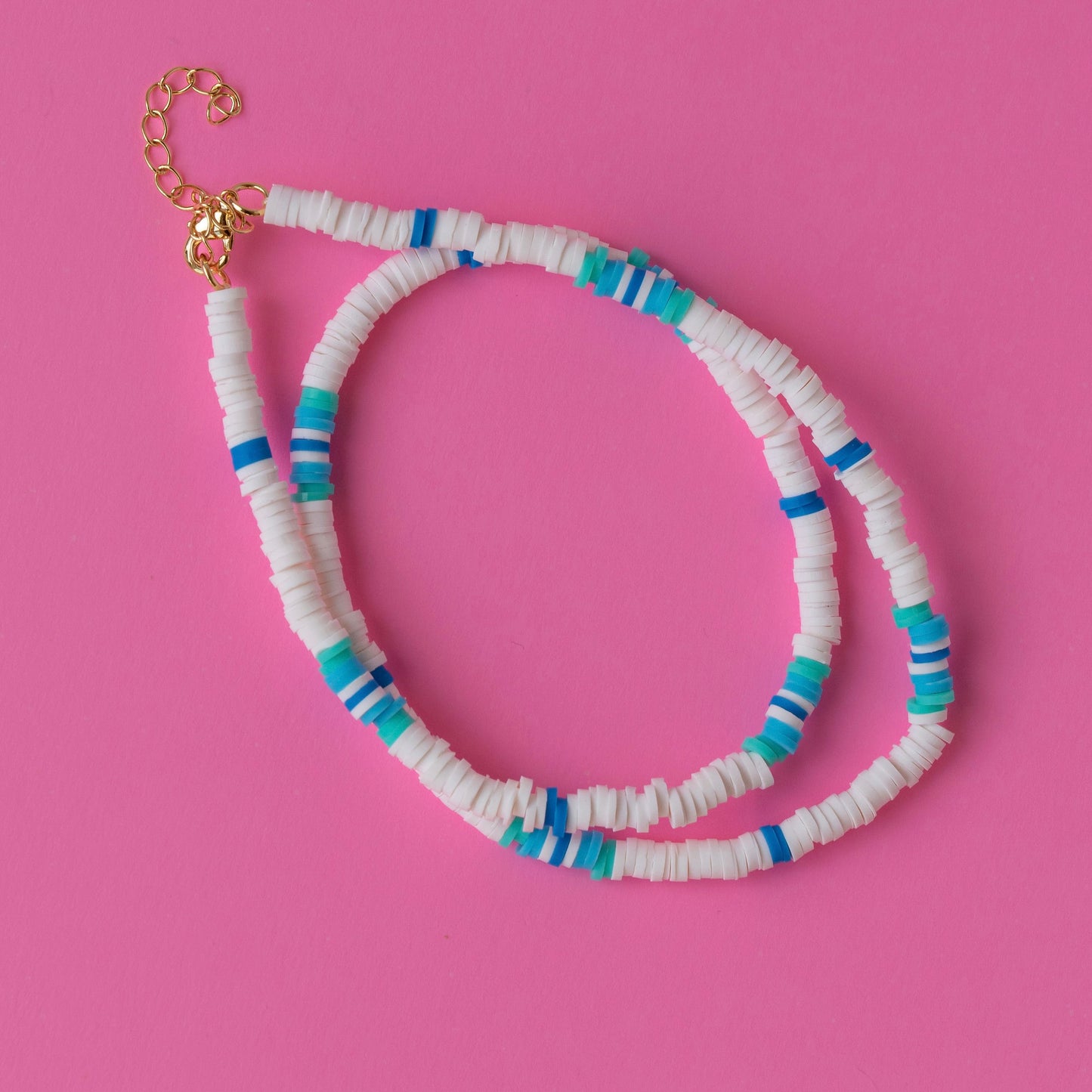 Salcombe Necklace White, Blue, Green