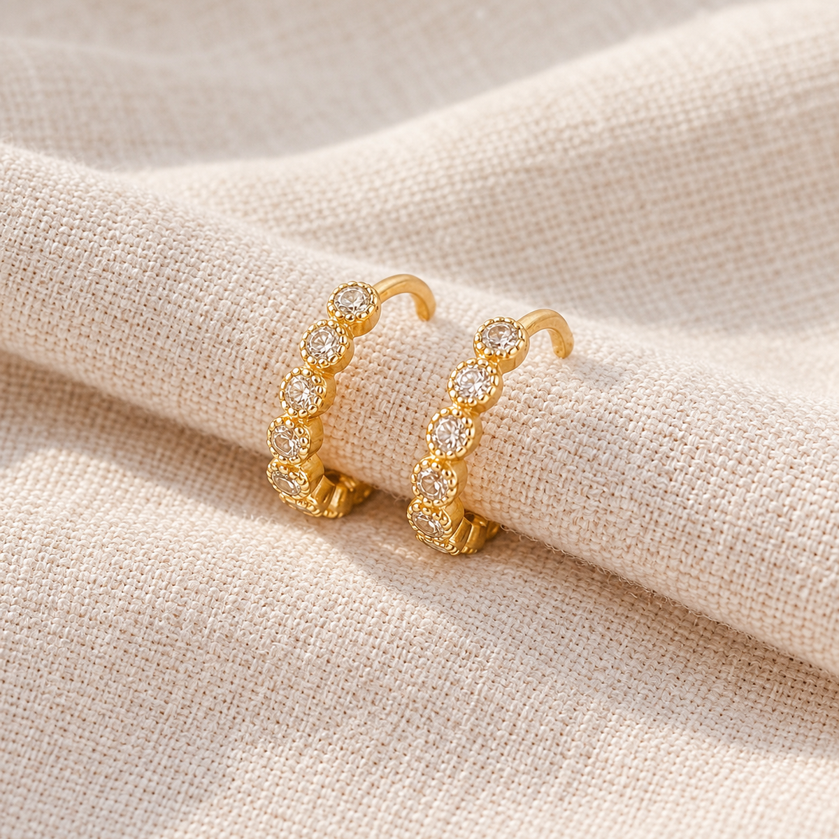 Tilly Huggie Hoop Earrings