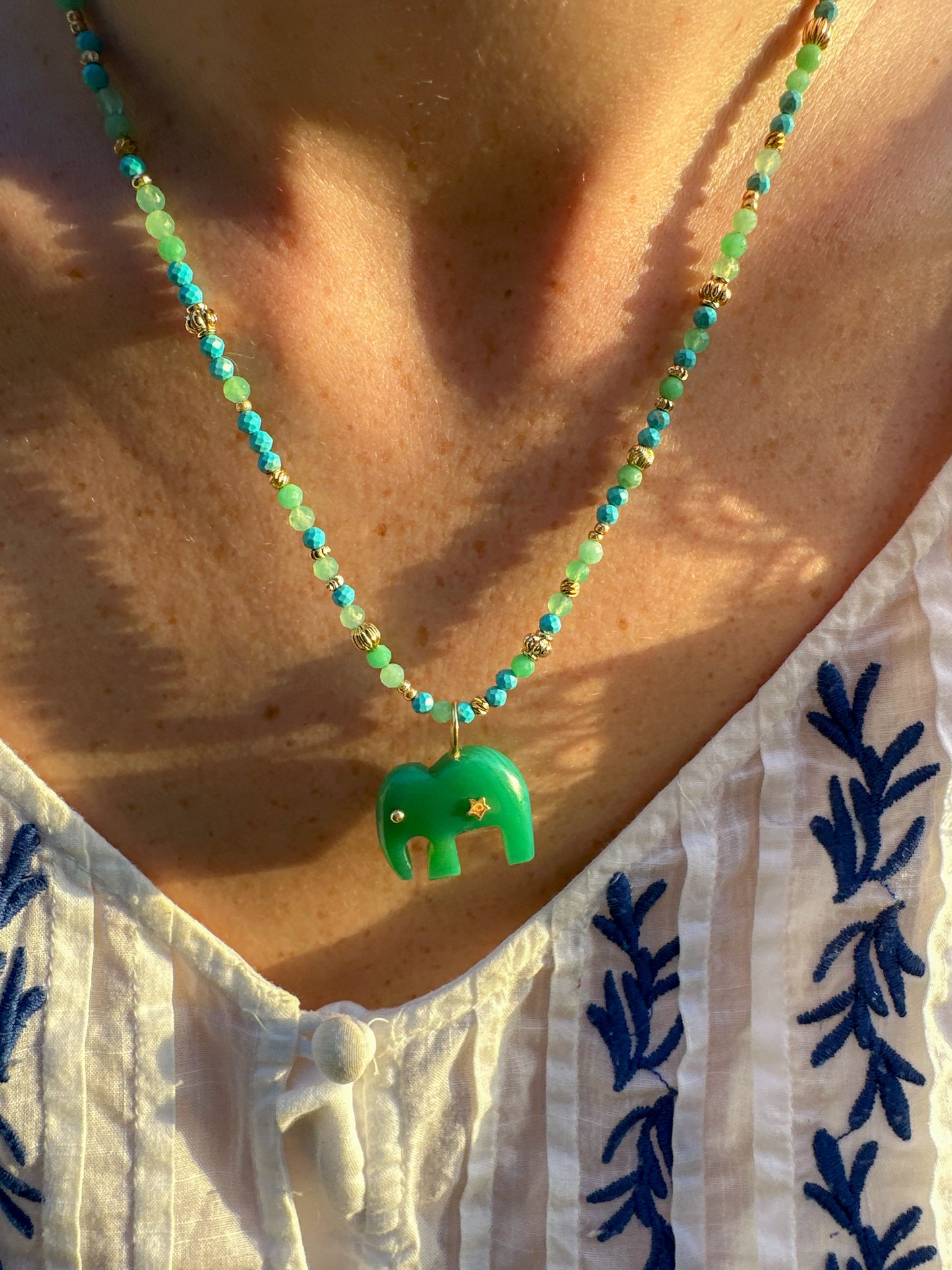 Marrakesh Necklace - Blue