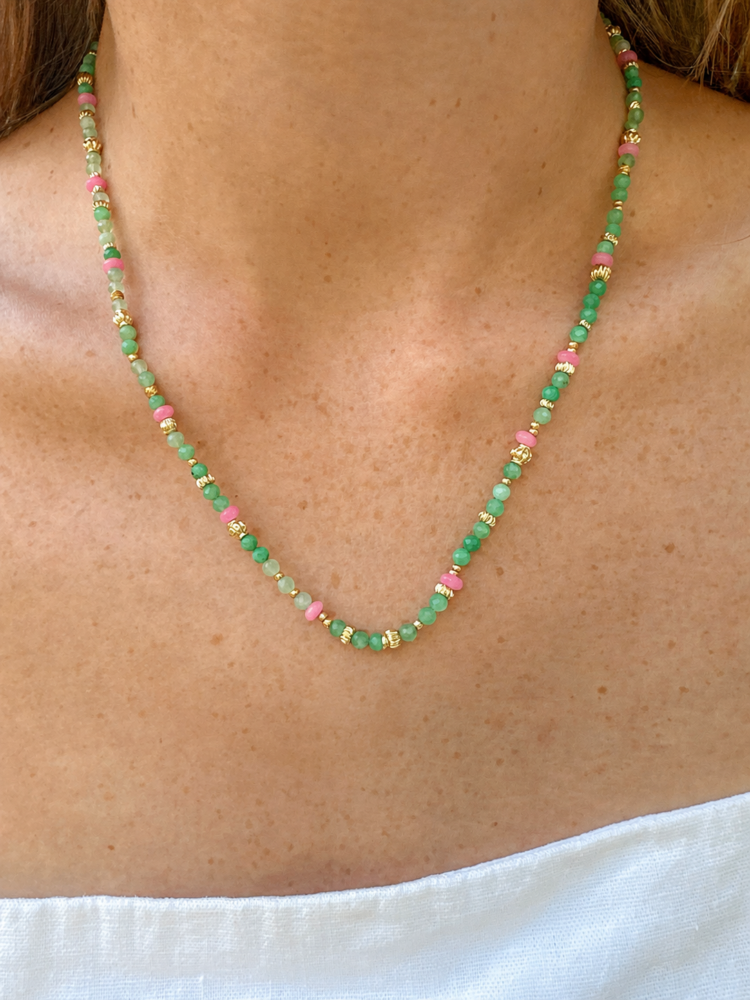 Marrakech Necklace - Pink