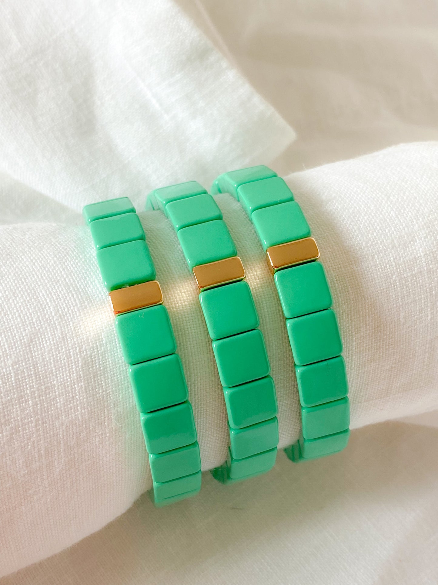 Enamel Tile Bracelet