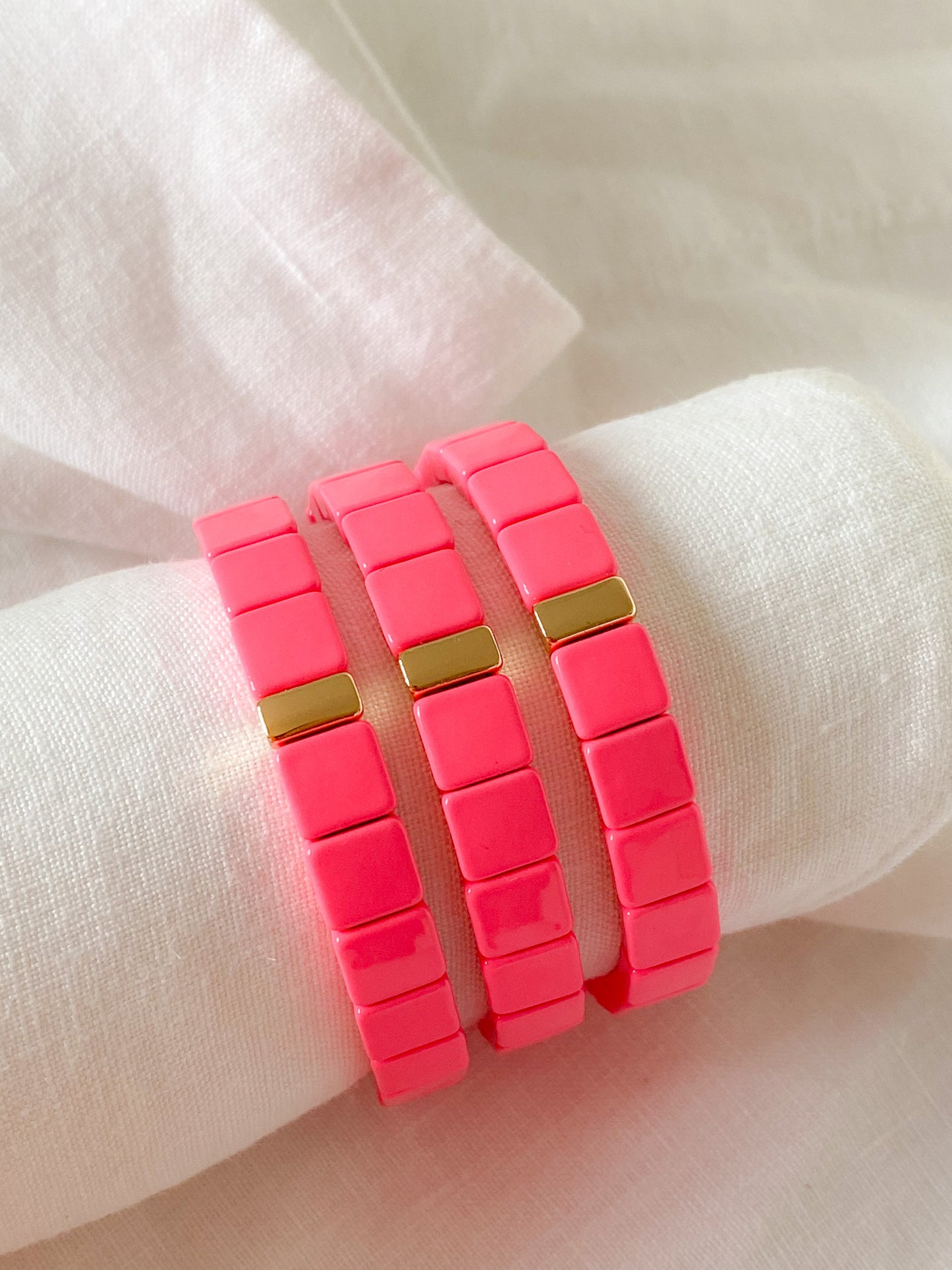 Enamel Tile Bracelet