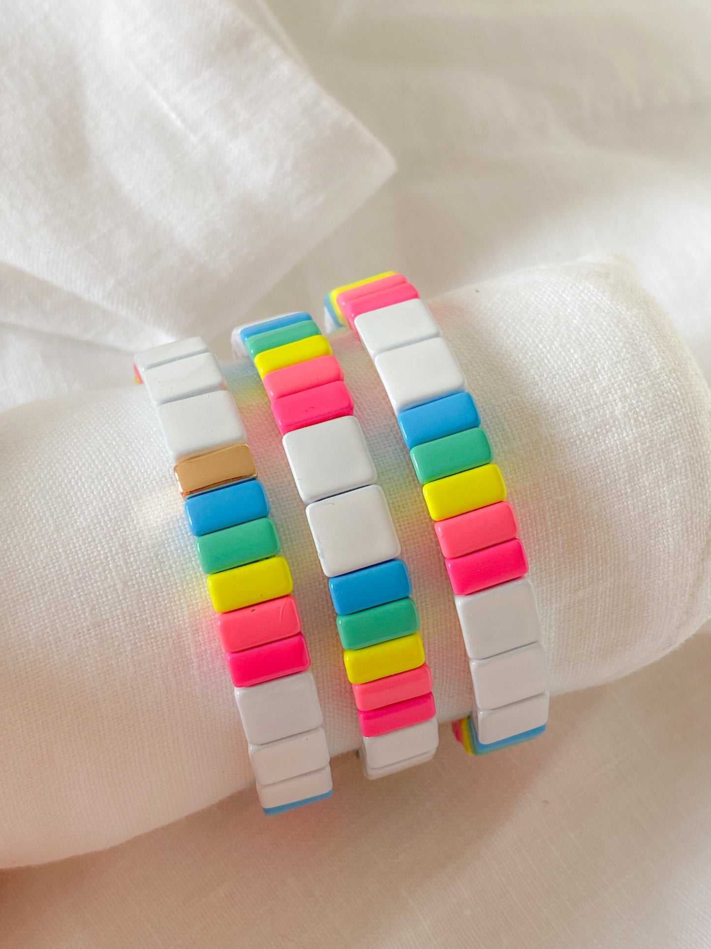 Enamel Tile Bracelet